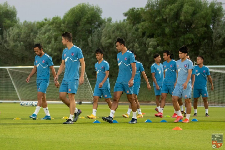 राष्ट्रिय फुटबल टोलीको प्रशिक्षण मंगलबारदेखि